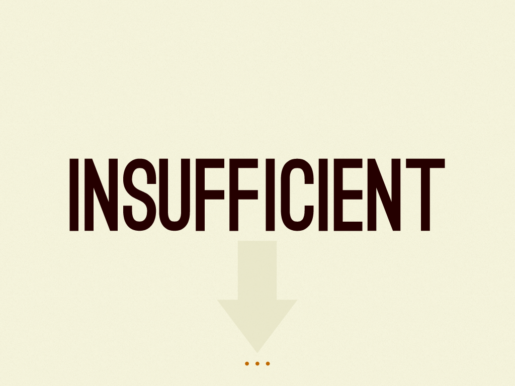 Insufficient D finition What Is