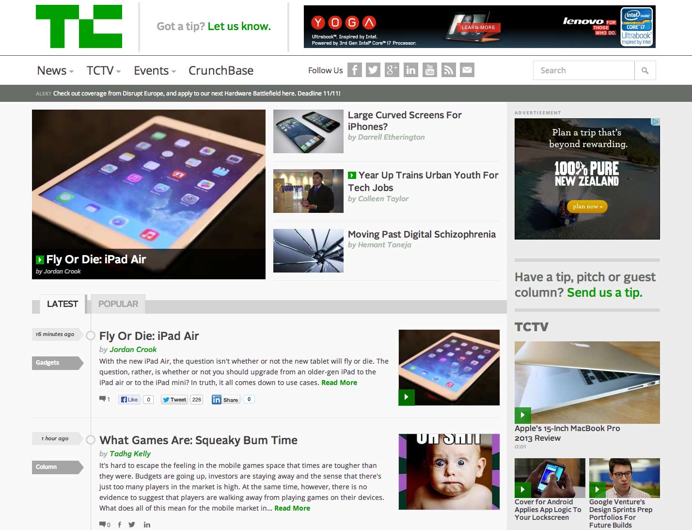 Image result for TechCrunch site