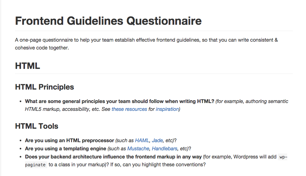 bradfrost:frontend-guidelines-questionnaire