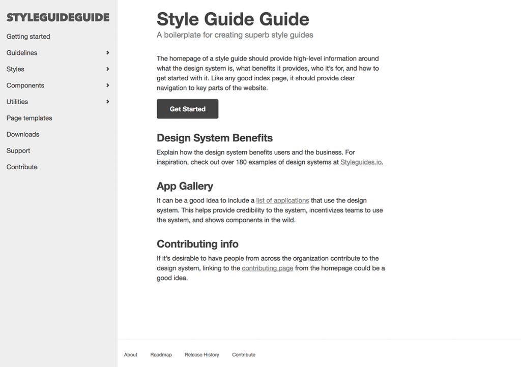 Style Guide Guide