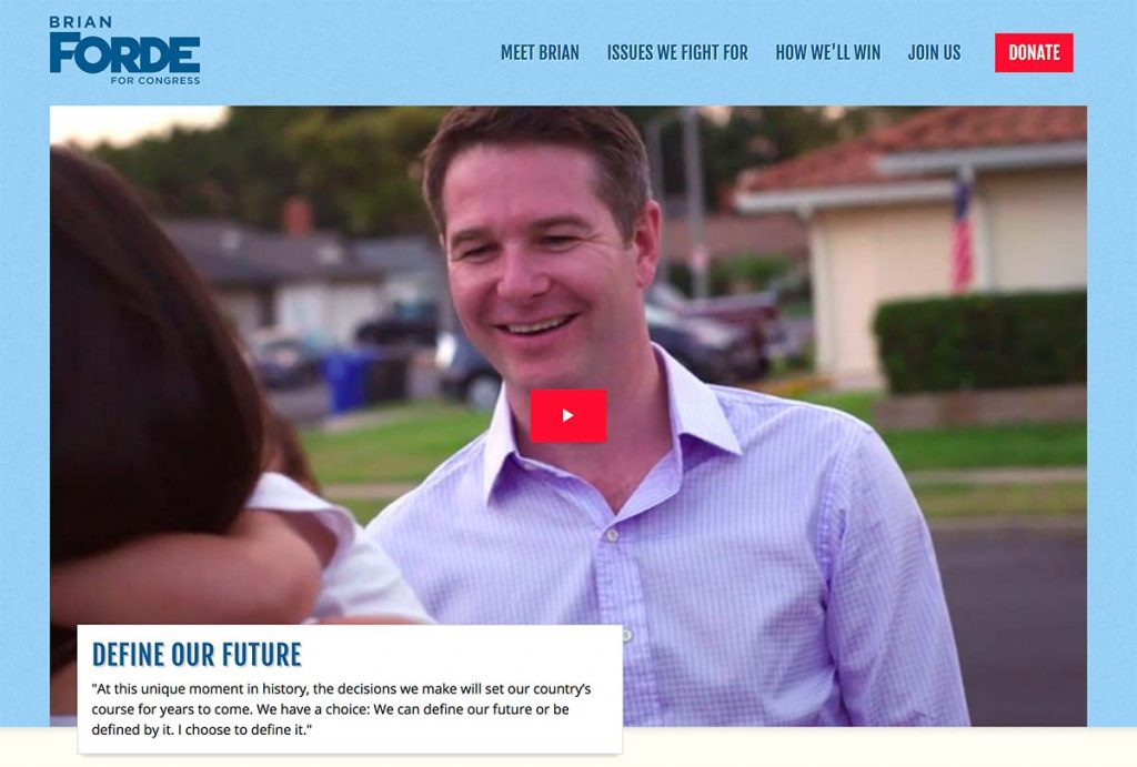 Brian Forde Campaign Website