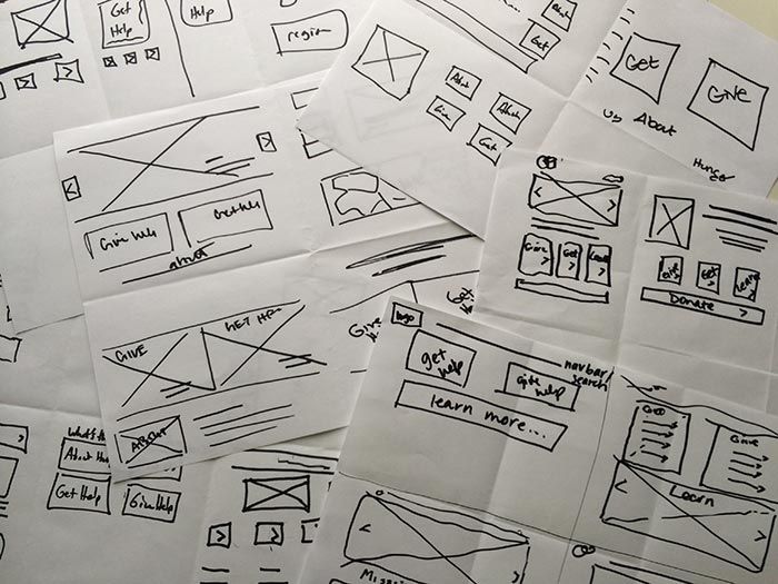 Homepage Sketches