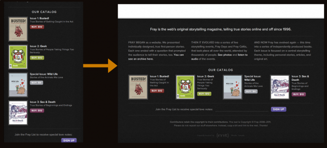 Fray Responsive Nav Fray Responsive Nav