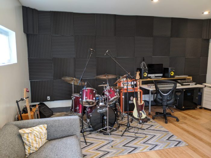 Home studio in our office setup