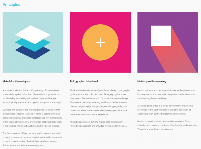 Google's Material Design