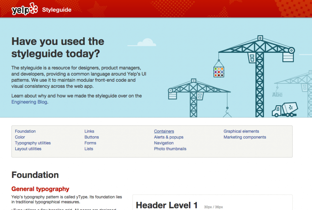 Yelp Style Guide