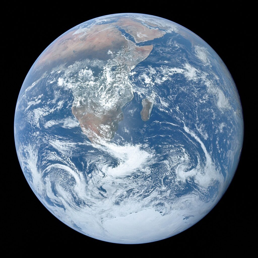 A picture of the Earth