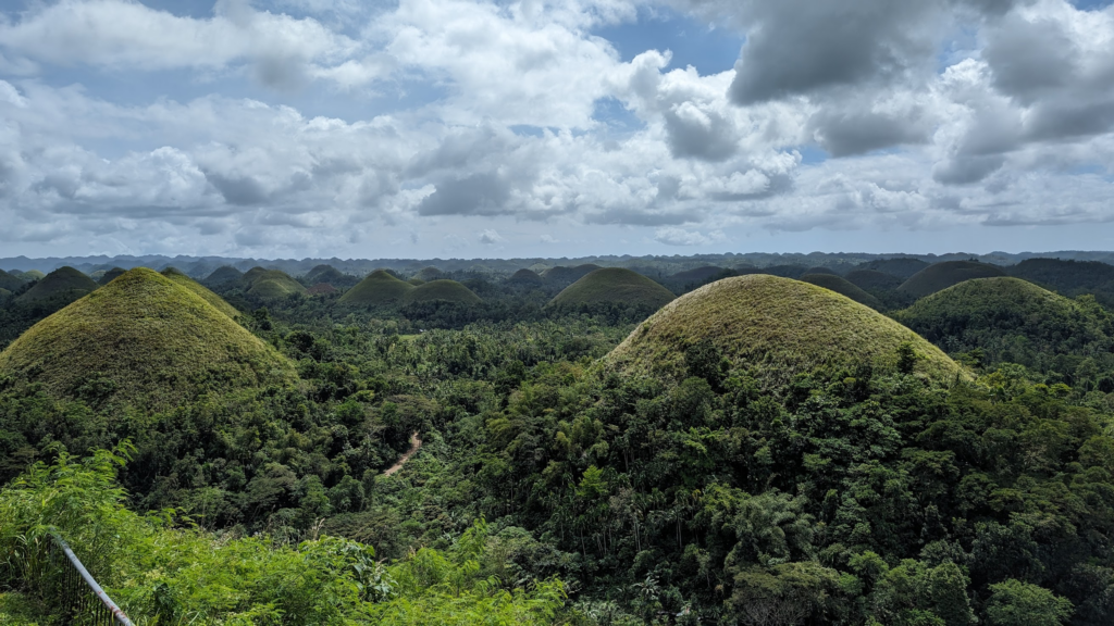 The Chocolate Hills in The Philippines