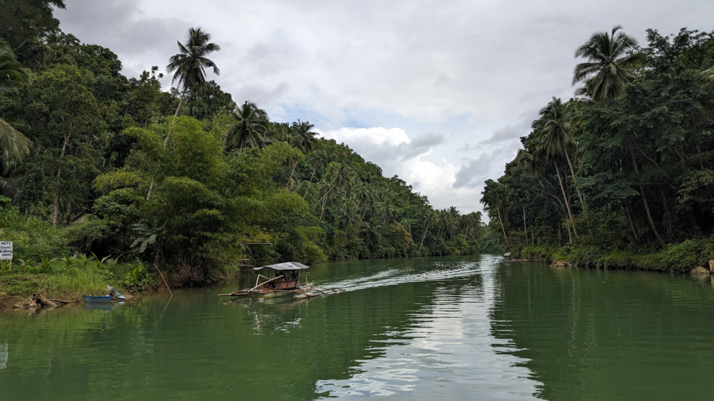 View of Bohol in The Philippines from a river tour